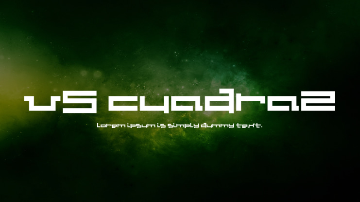 V5 Cuadra2 Font Family