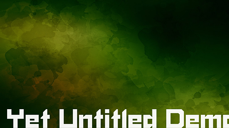 Yet Untitled Demo Font