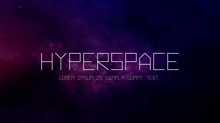 Hyperspace Font Family