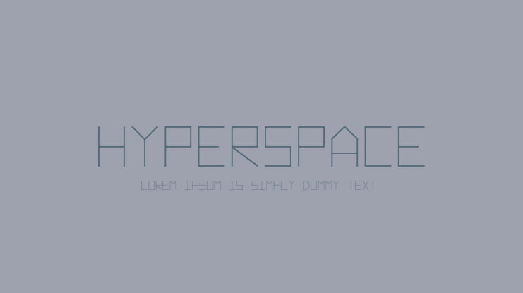Hyperspace Font Family
