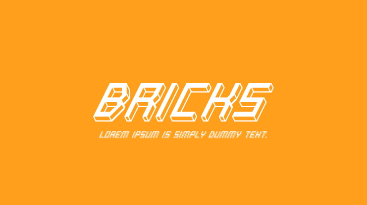 Bricks Font