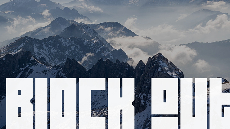 Block Out Font