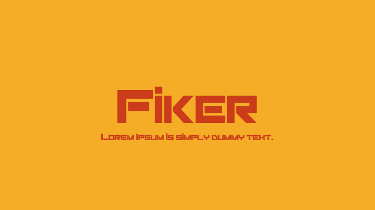 Fiker Font