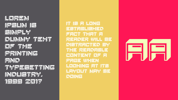 Blocky Letters Font Family