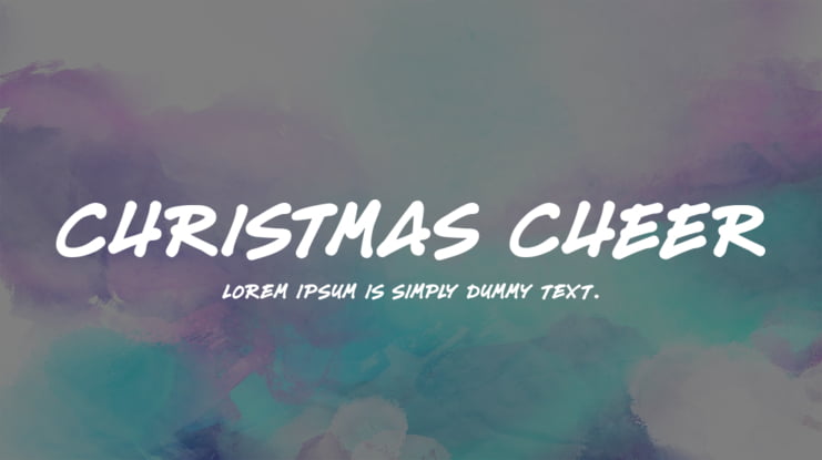 Christmas Cheer Font Family