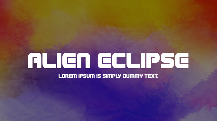 Alien Eclipse Font Family