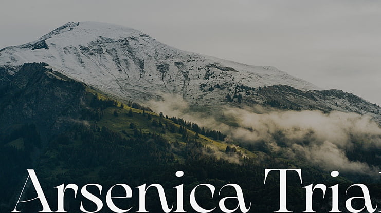 Arsenica Trial Font Family