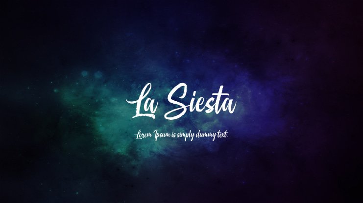 La Siesta Font