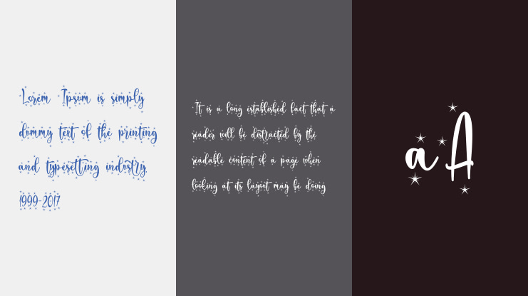 Christmas glamour - Personal us Font