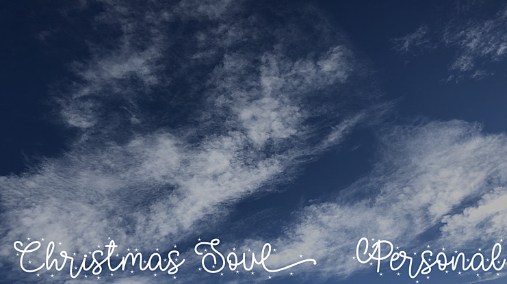 Christmas Soul - Personal use Font