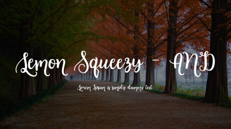 Lemon Squeezy - AND Font