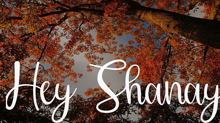 Hey Shanay Font