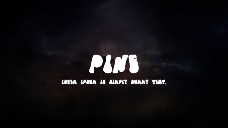 Pine Font