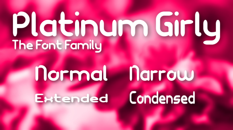 Platinum Girly Font