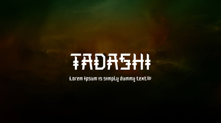 TADASHI Font