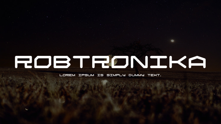 Robtronika Font Family