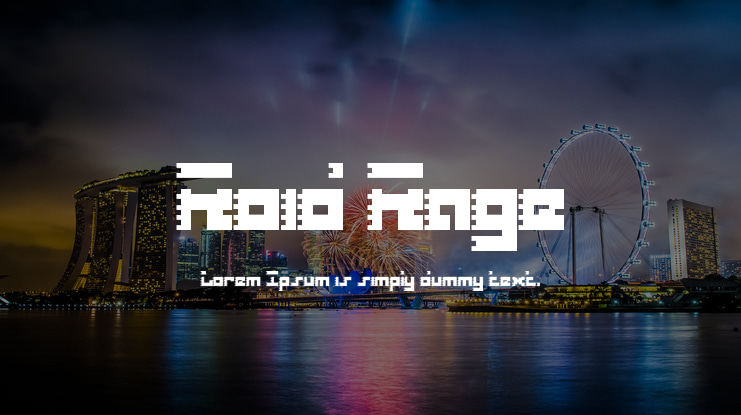 Roid Rage Font Family