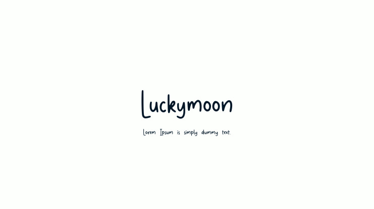 Luckymoon Font