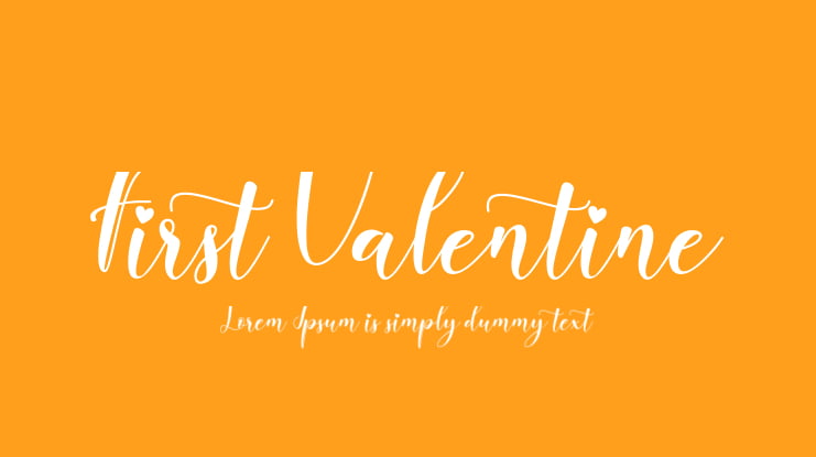 First Valentine Font