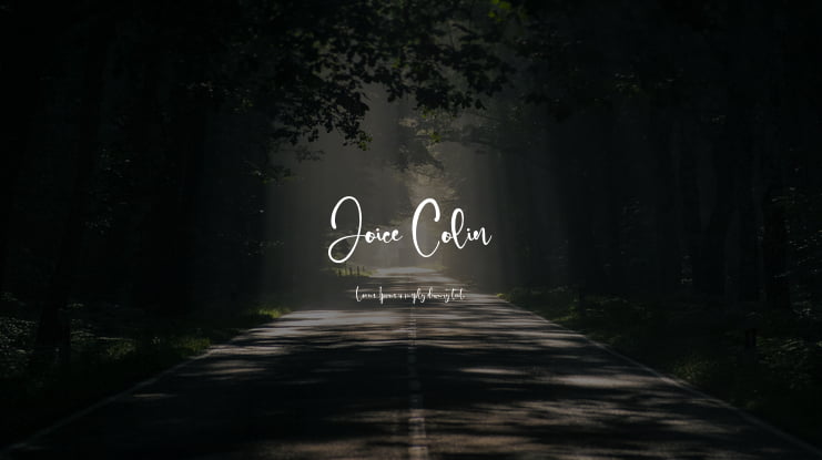 Joice Colin Font