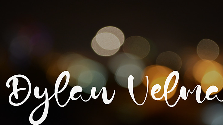 Dylan Velma Font