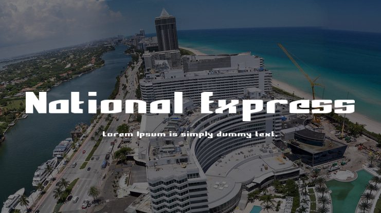 National Express Font Family