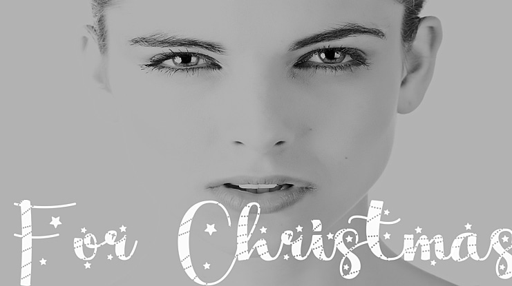 For Christmas Font