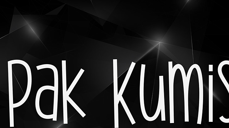 Pak Kumis Font