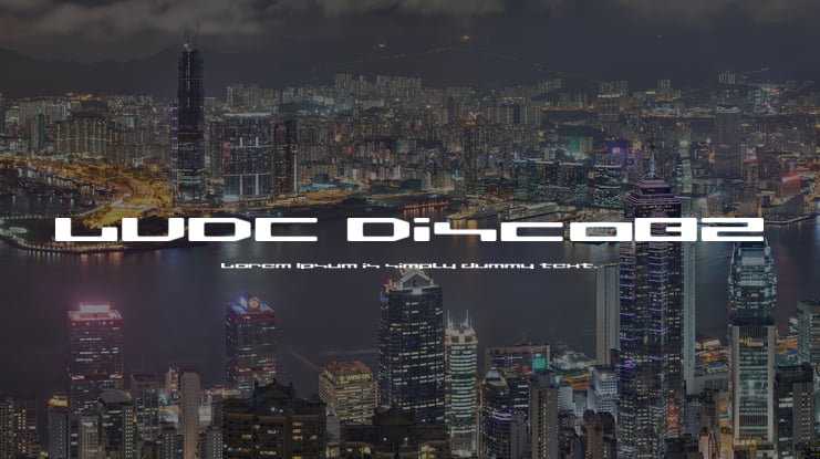 LVDC Disco02 Font