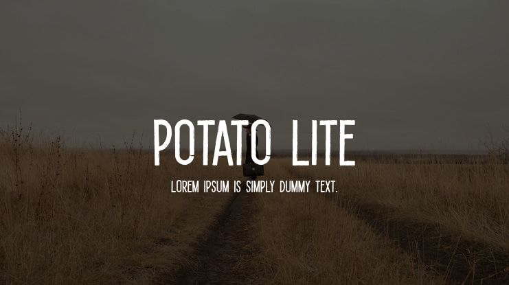 Potato Lite Font