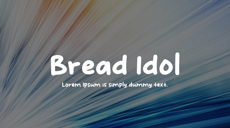 Bread Idol Font