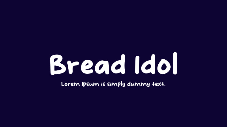 Bread Idol Font