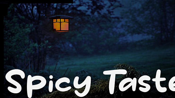 Spicy Taste Font