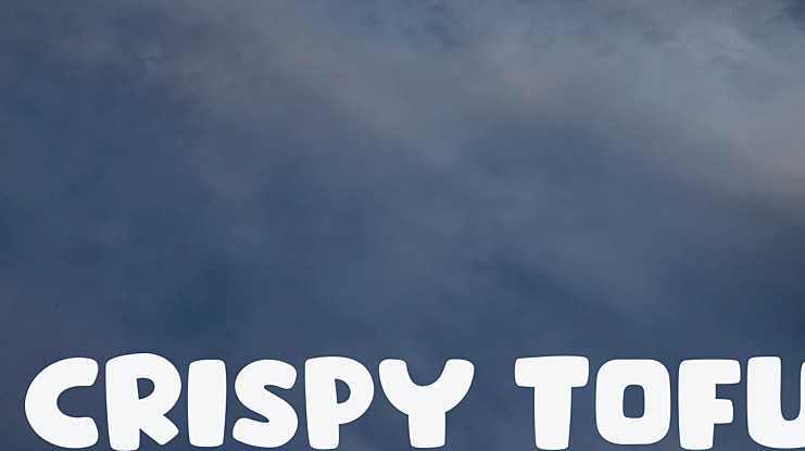 Crispy Tofu Font