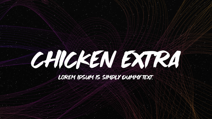 Chicken Extra Font