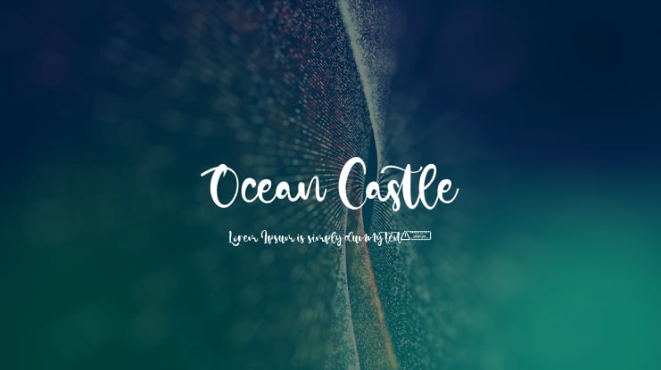 Ocean Castle Font