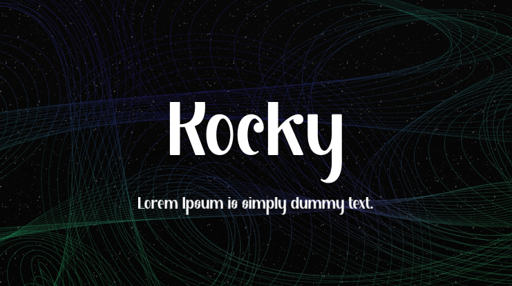 Rocky Font Family