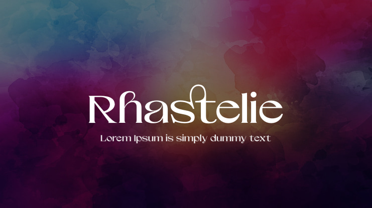 Rhastelie Font Family