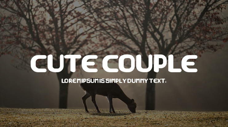 CUTE COUPLE Font