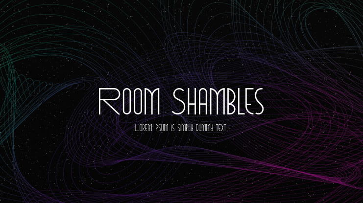 Room Shambles Font
