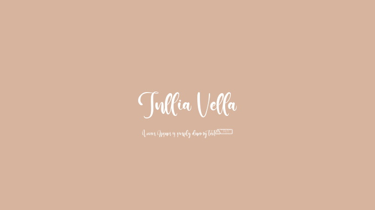 Jullia Vella Font