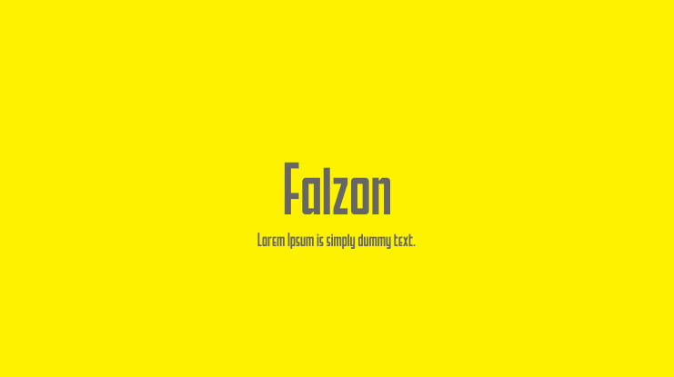 Falzon Font Family