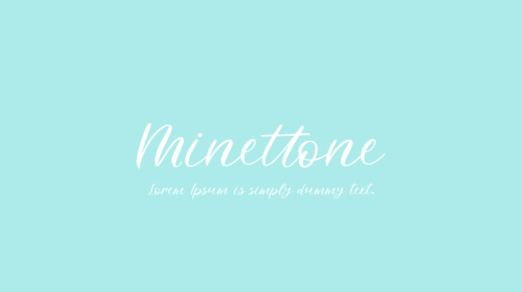 Minettone Font