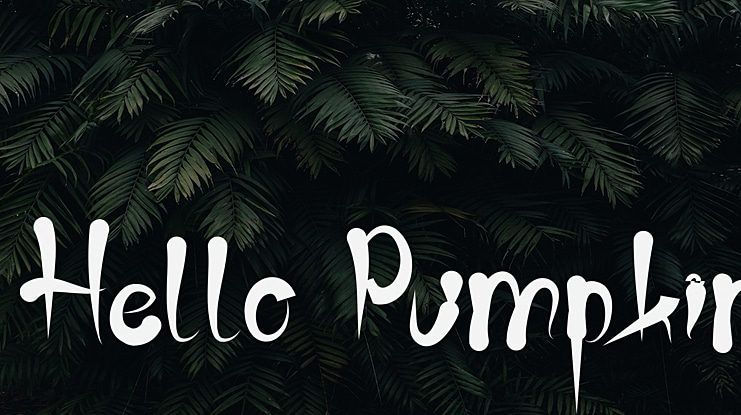 Hello Pumpkin Font