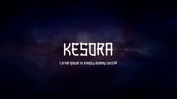 KESORA Font