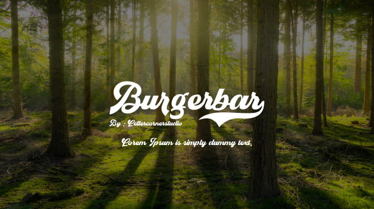 Burgerbar Font