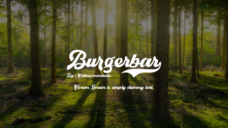 Burgerbar Font