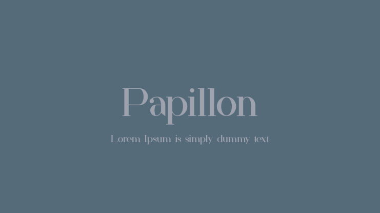Papillon Font