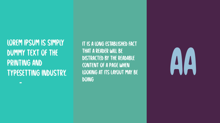 Striking Rainbow Font