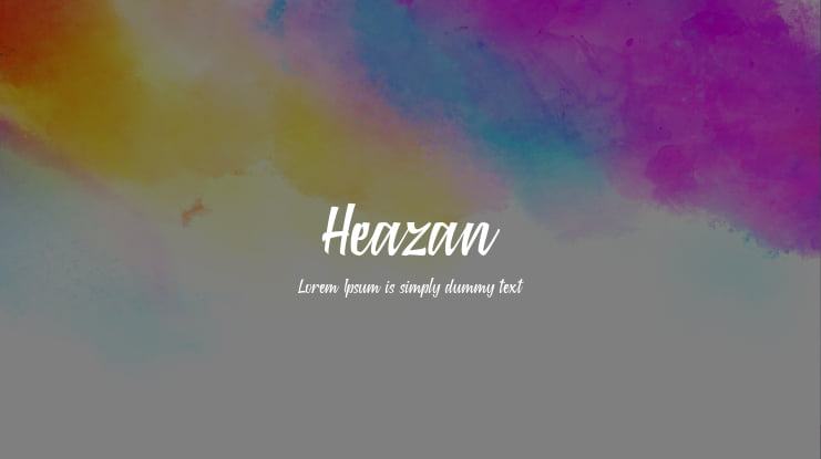 Heazan Font Family